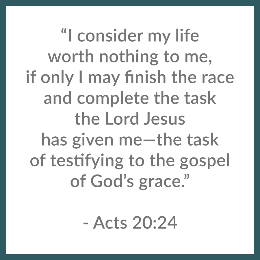 Acts 20:24